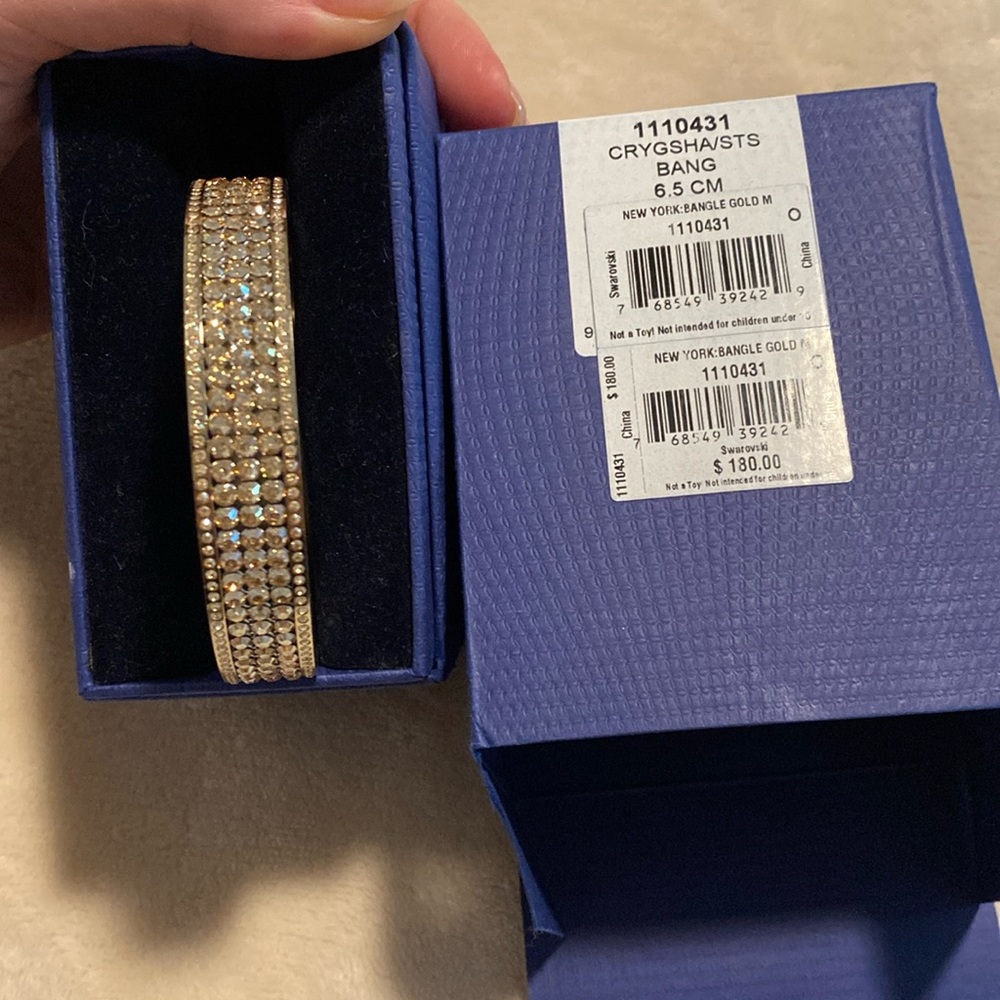 Swarovski New York Bangle Gold
